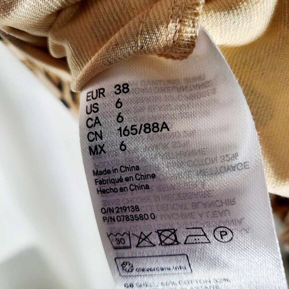 H & M Divided Leopard mini dress new with tag  Size  6 - Picture 6 of 13